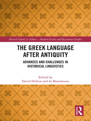 cover image of The Greek Language after Antiquity
